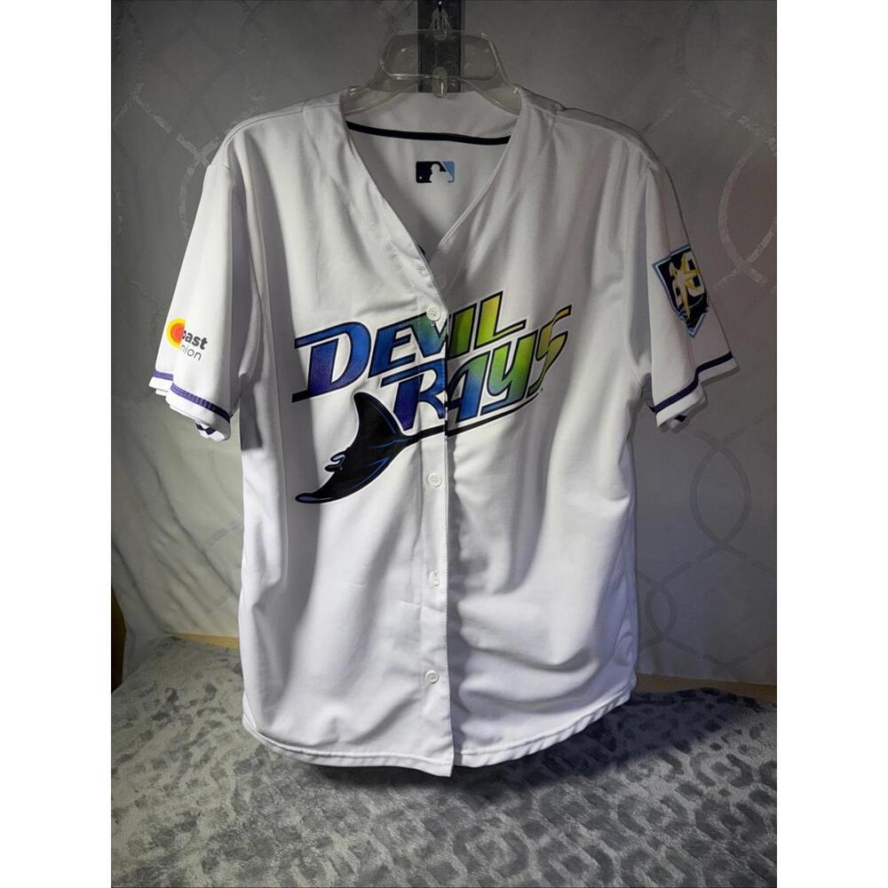 Match-Up MLB Tampa Bay Rays Reversible # 08 & #98 Baseball Jersey Size Medium - Picture 7 of 15